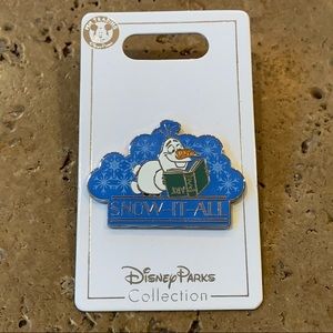 Olaf Frozen Snow-it-All Pin Snowman Disney Parks